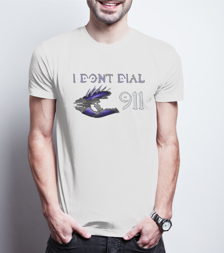 I Don't Dial 911 Halo Needler T-Shirt