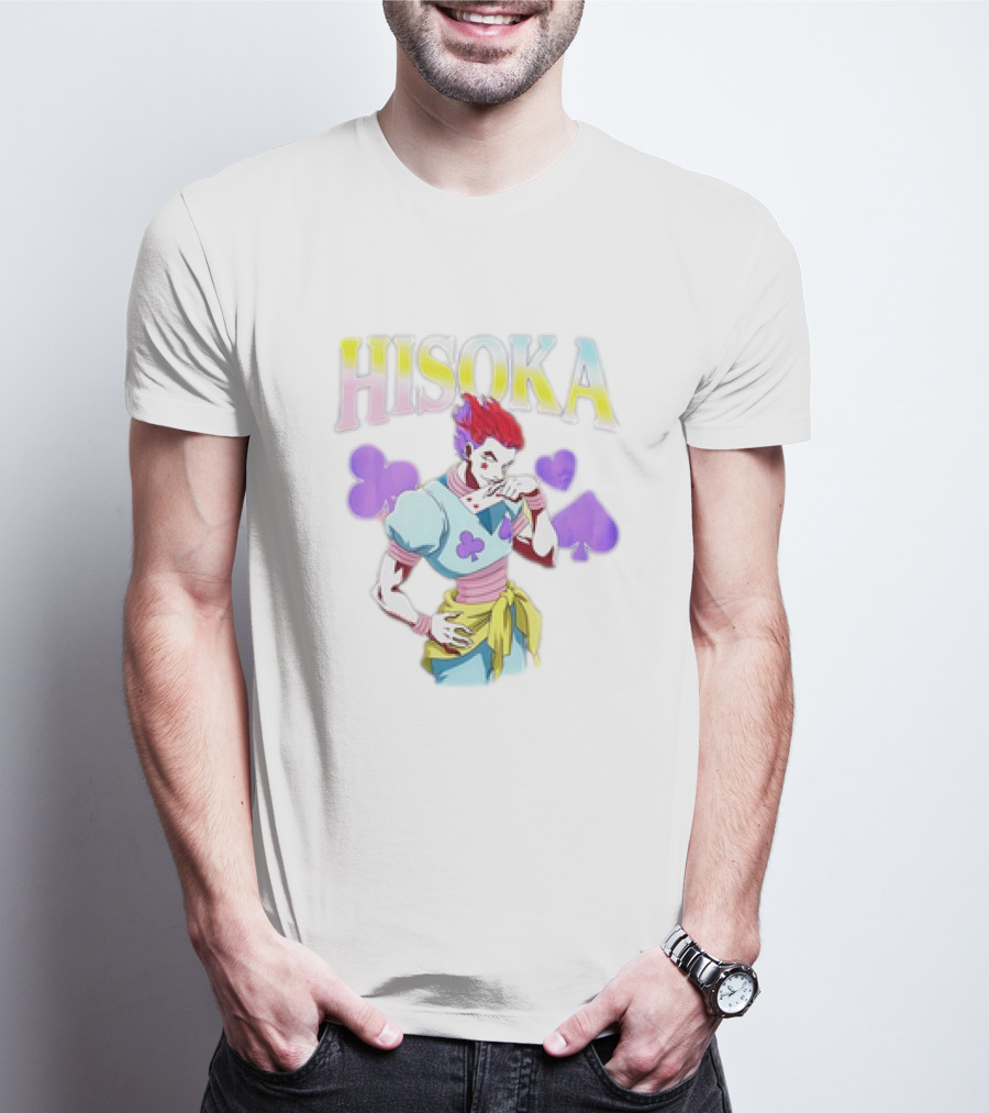 Hisoka Colorful Playing Cards Hunter X Hunter T-Shirt