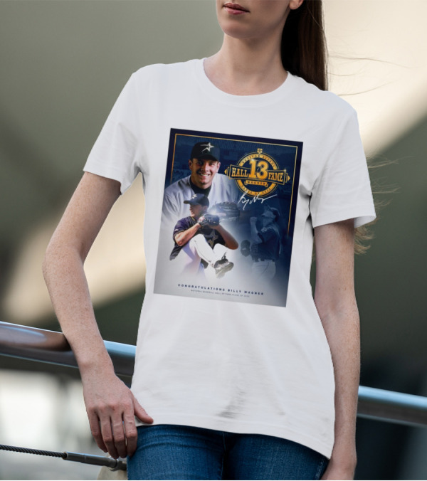 Houston Astros Hall Of Fame Congrats Billy Wagner Class Of 2025 Signature T-Shirt