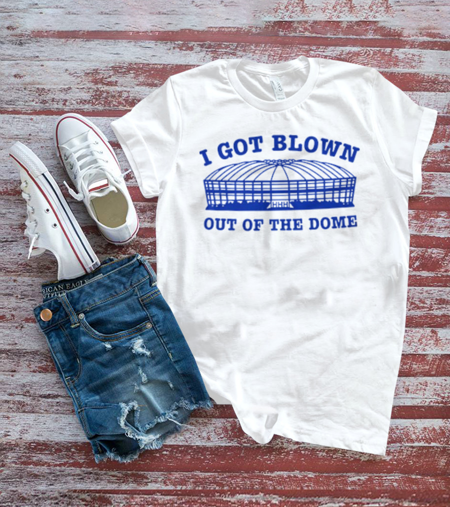 I Got Blown Out Of The Dome Stadium Illustration T-Shirt