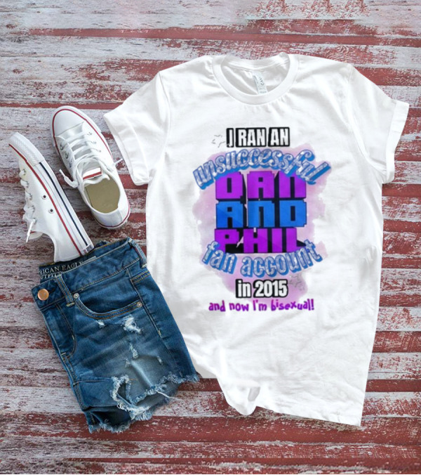Dan And Phil Unsuccessful Fan Account 2023 Bisexual Highlight T-Shirt