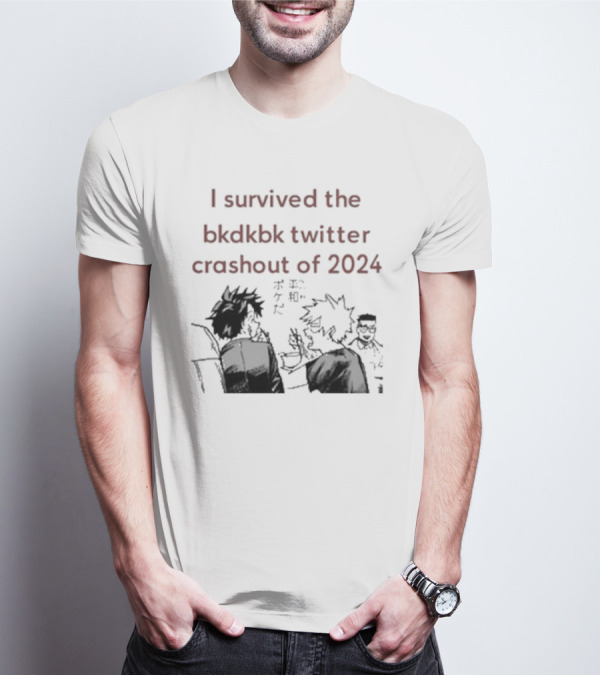 I Survived The Bkdkbk Twitter Crashout Of 2024 Silhouette Scene T-Shirt