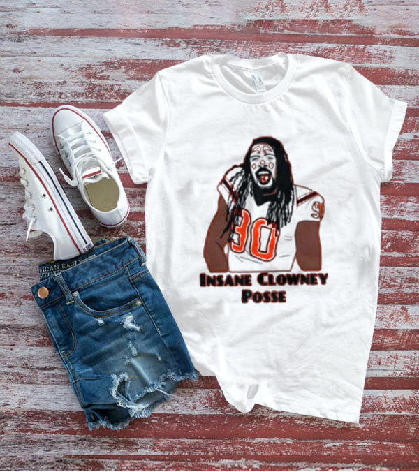 Insane Clowney Posse Player Number 90 Football Themed T-Shirt