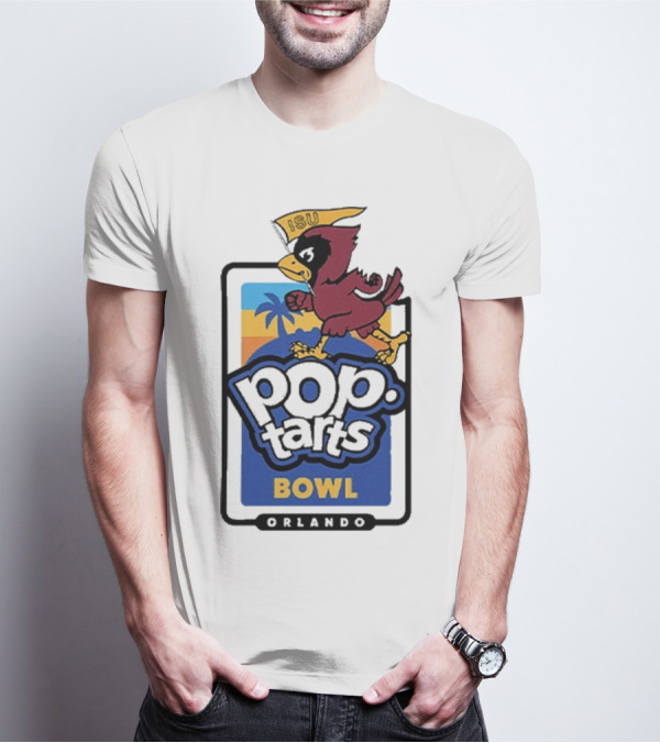 Iowa State Cyclones ISU Pop Tarts Bowl Orlando 2024 Vintage Palm Tree Sunset T-Shirt