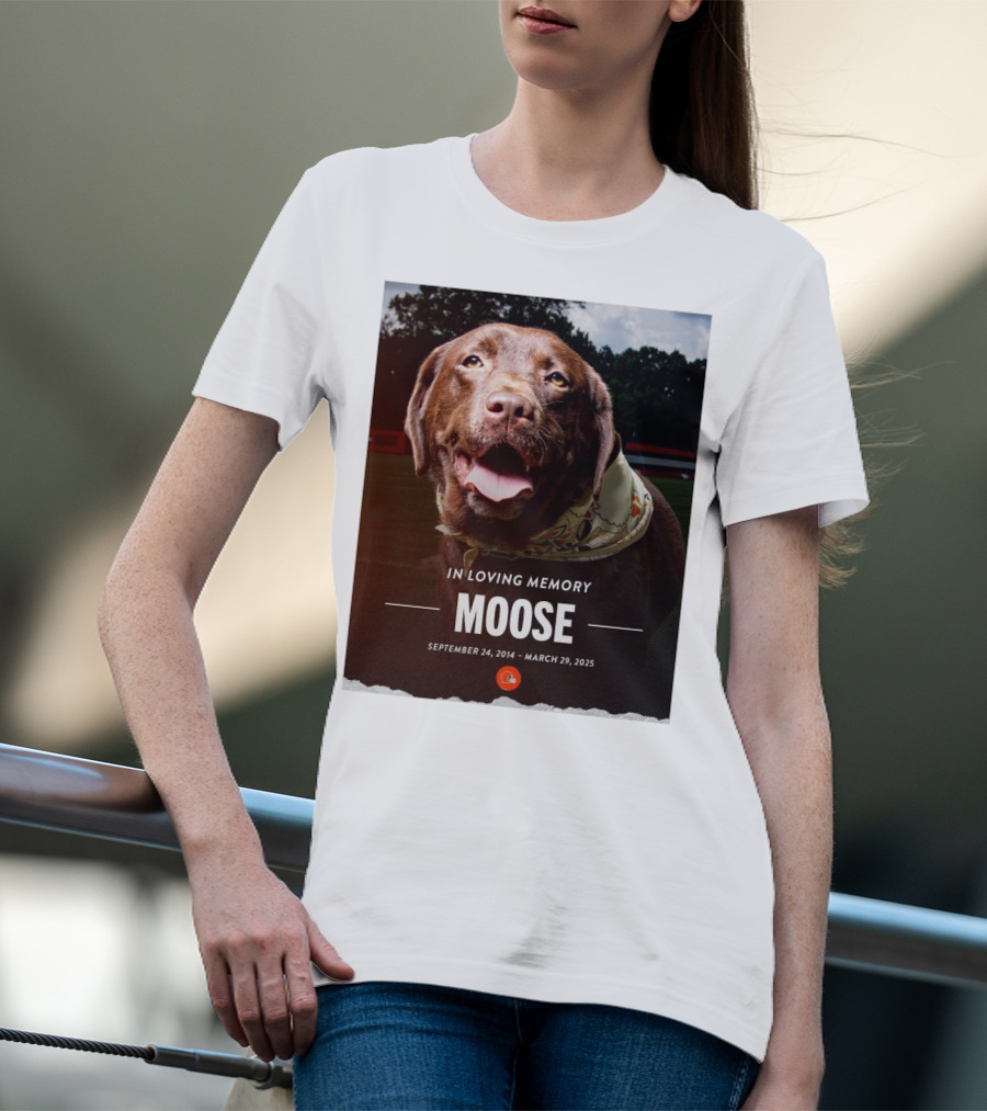 Cleveland Browns NFL In Loving Memory Moose September 24 2014 March 29 2025 Hard Knocks Star T-Shirt