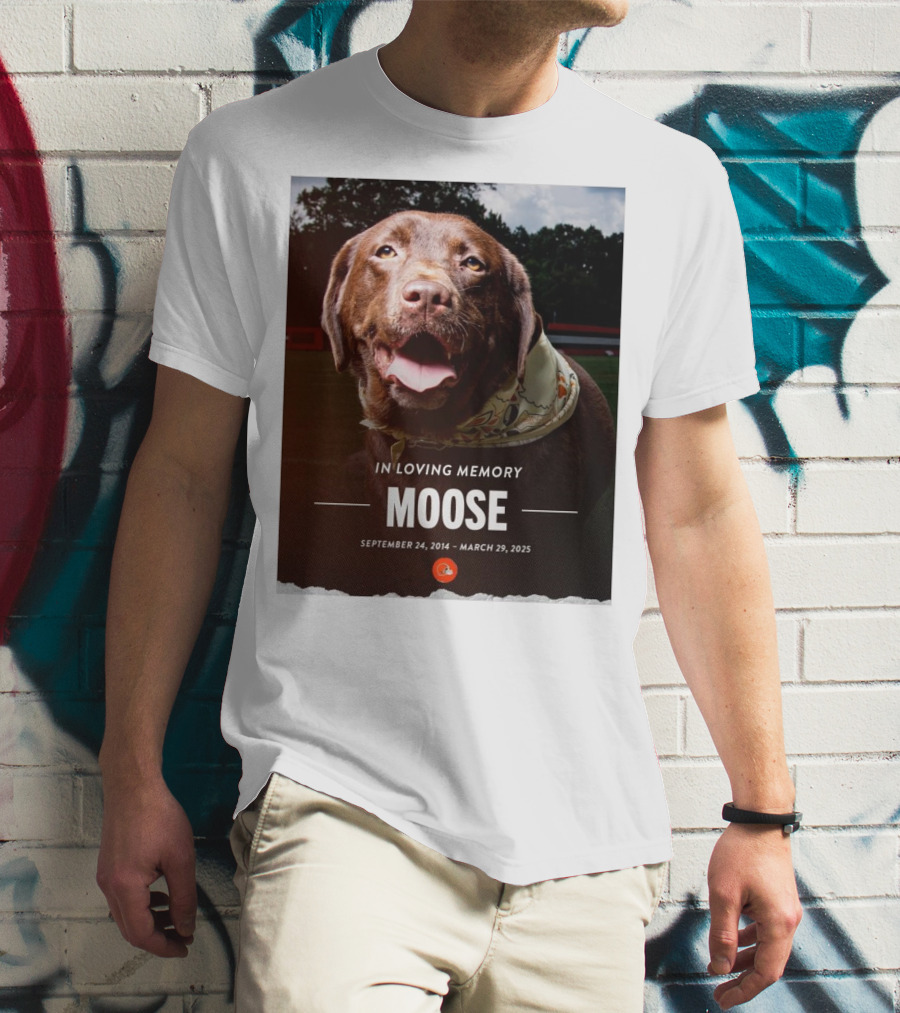Cleveland Browns NFL In Loving Memory Moose September 24 2014 March 29 2025 Hard Knocks Star T-Shirt
