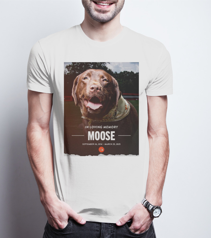 Cleveland Browns NFL In Loving Memory Moose September 24 2014 March 29 2025 Hard Knocks Star T-Shirt