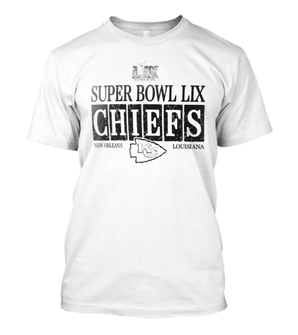 Kansas City Chiefs Super Bowl LIX Bound New Orleans Louisiana 2024-25 T-Shirt