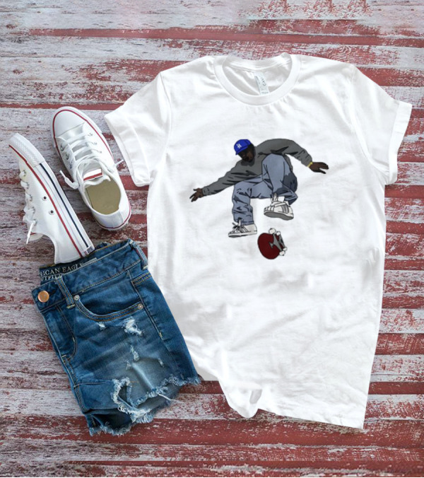 Kareem Campbell World Skateboards 90s Iconic Skateboarding Trick T-Shirt