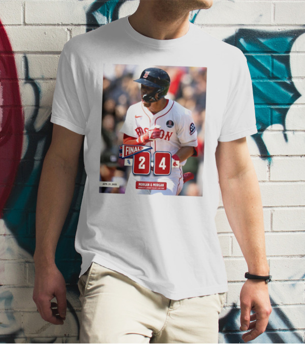 Boston Red Sox Victory Over Chicago White Sox 4-2 Marathon Monday Apr 21 2025 T-Shirt