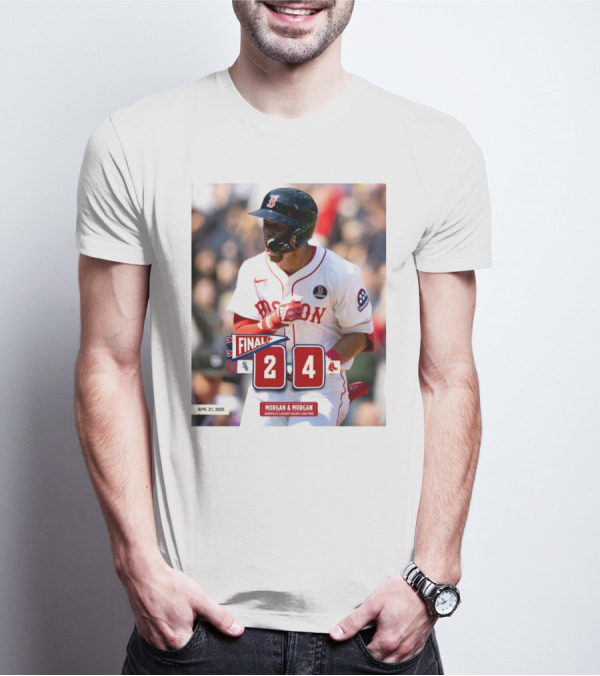 Boston Red Sox Victory Over Chicago White Sox 4-2 Marathon Monday Apr 21 2025 T-Shirt