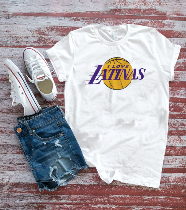 LA Basketball I Love Latinas T-Shirt