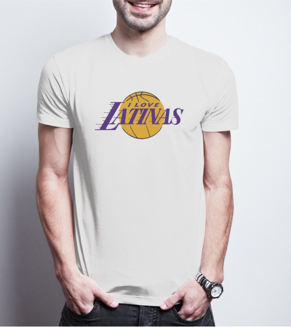 LA Basketball I Love Latinas T-Shirt