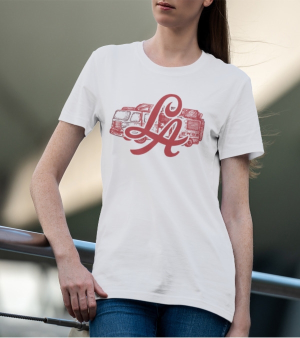 LA Retro Van Road Trip Adventure T-Shirt