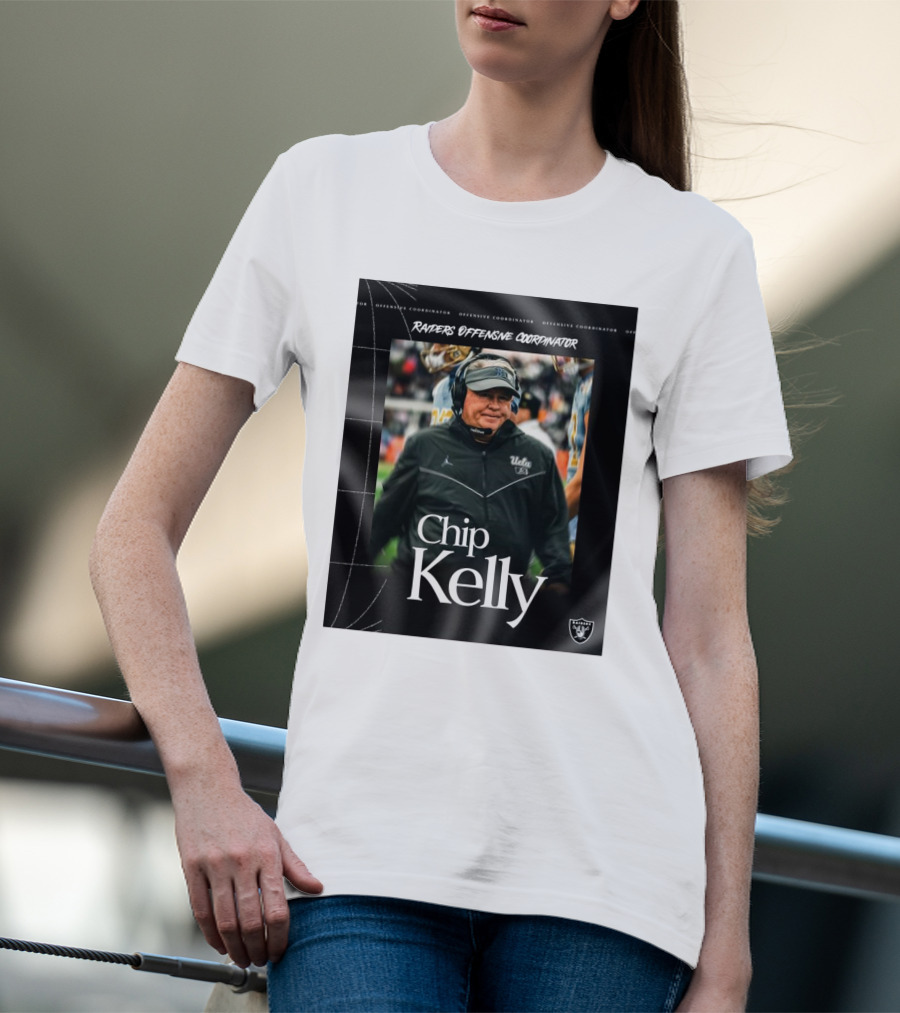 Las Vegas Raiders Offensive Coordinator Chip Kelly Welcome Silver And Black T-Shirt