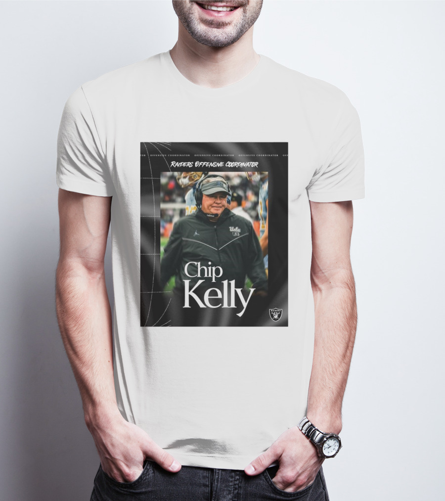 Las Vegas Raiders Offensive Coordinator Chip Kelly Welcome Silver And Black T-Shirt