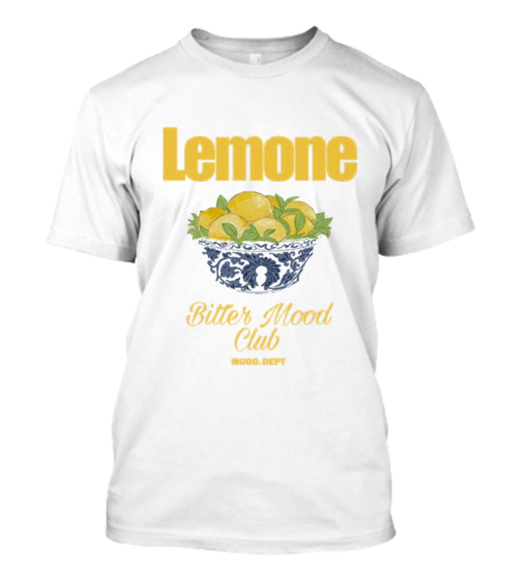 Lemone Bitter Mood Club O Dept Lemons In Bowl T-Shirt