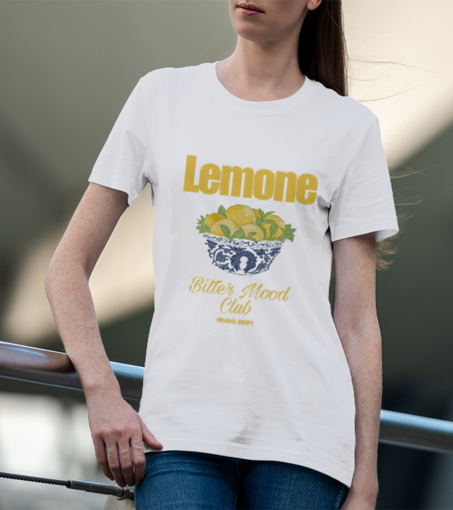 Lemone Bitter Mood Club O Dept Lemons In Bowl T-Shirt
