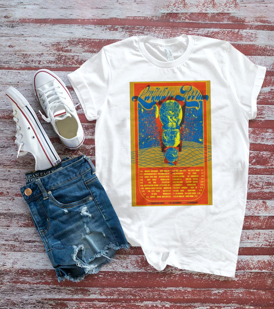 Levitation Room The Murlocs East & West Coast Tour 2025 Dates And Cities T-Shirt