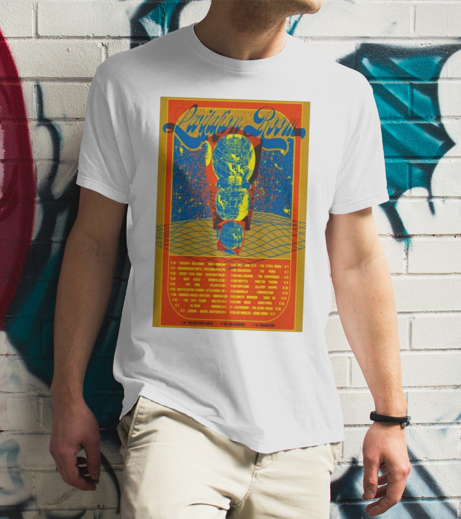 Levitation Room The Murlocs East & West Coast Tour 2025 Dates And Cities T-Shirt