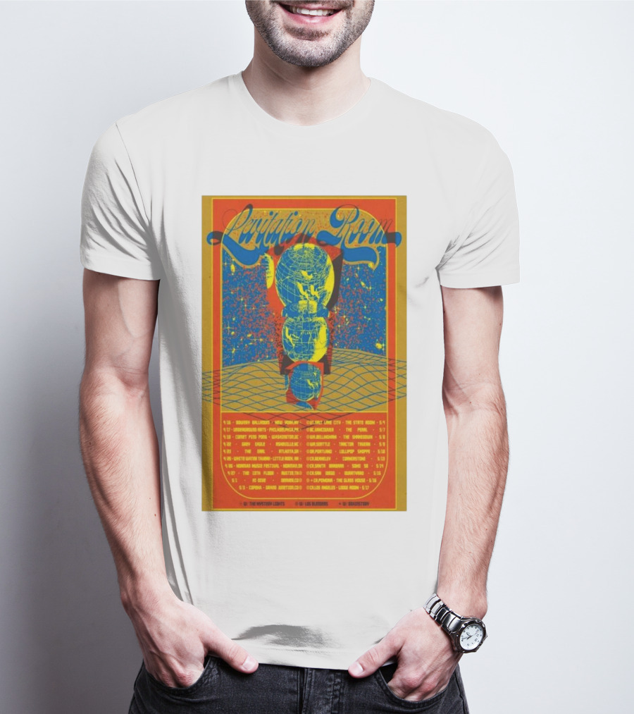 Levitation Room The Murlocs East & West Coast Tour 2025 Dates And Cities T-Shirt