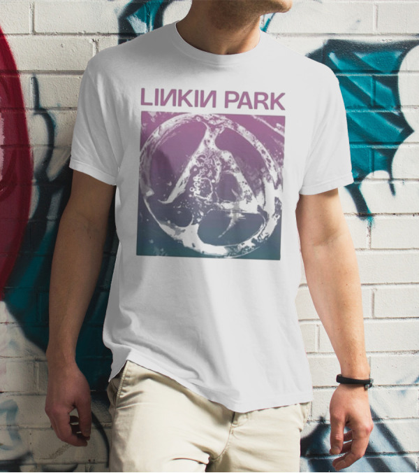 Linkin Park Gradient Circle Symbol Fz Deluxe Drop Shoulder T-Shirt
