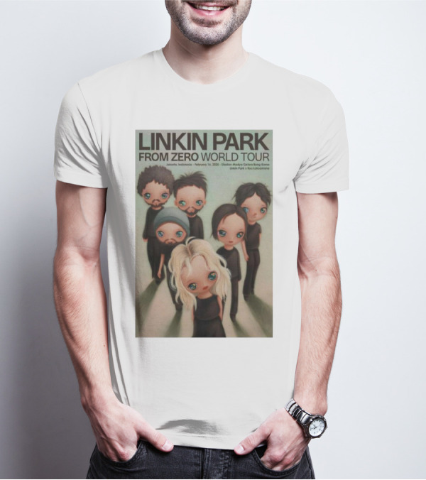 Linkin Park From Zero World Tour Jakarta Indonesia February 16 2025 Stadion Madya Gelora Bung Karno Linkin Park X Kyo Laksamana T-Shirt