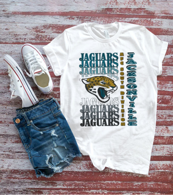 Jacksonville Jaguars AFC South Division Bold Team Spirit T-Shirt
