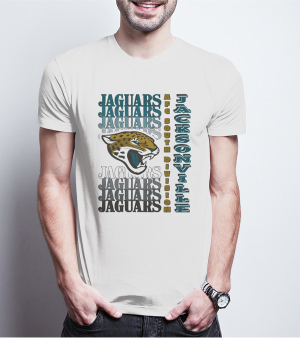 Jacksonville Jaguars AFC South Division Bold Team Spirit T-Shirt
