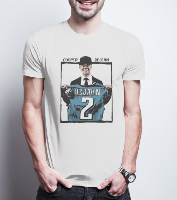 "Cooper DeJean DeJawn Philadelphia Eagles Dark Horse 2" T-Shirt