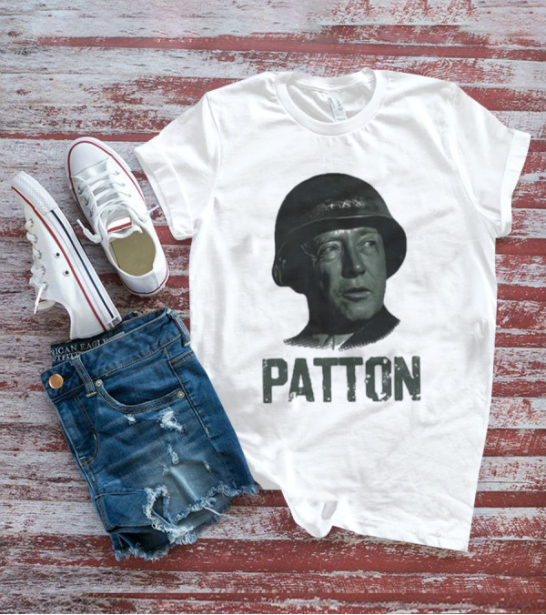 Jake Shields General Patton Helmet Portrait T-Shirt