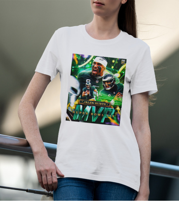 Jalen Hurts Super Bowl LIX MVP Philadelphia Eagles Fox NFL T-Shirt