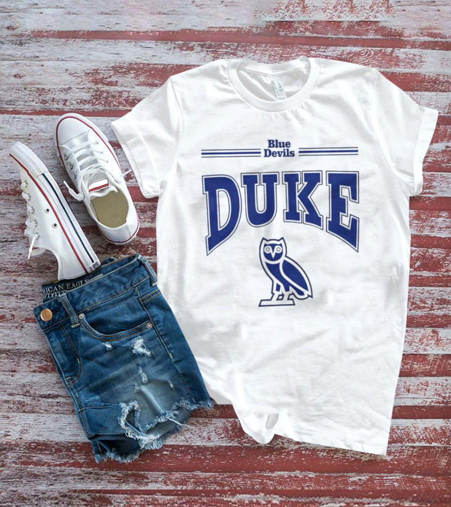 Jayson Tatum Ovo Duke Blue Devils Owl T-Shirt