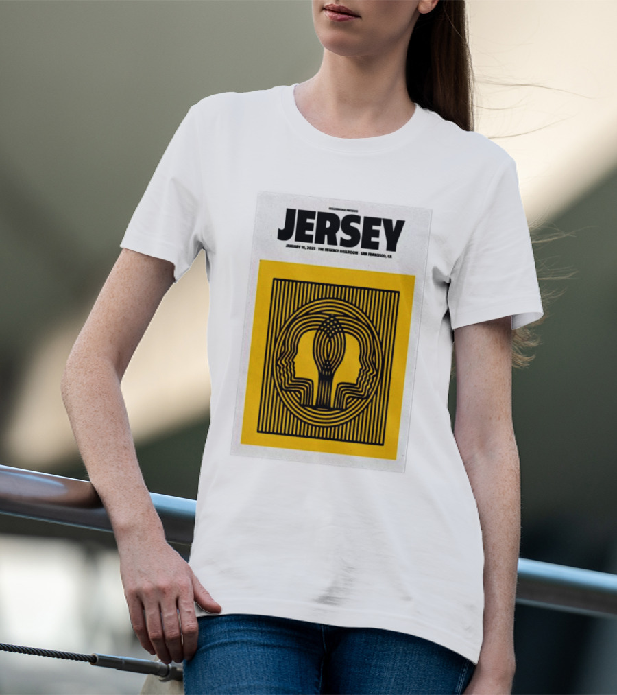 Goldenvoice Presents Jersey January 18, 2025 The Regency Ballroom San Francisco CA T-Shirt
