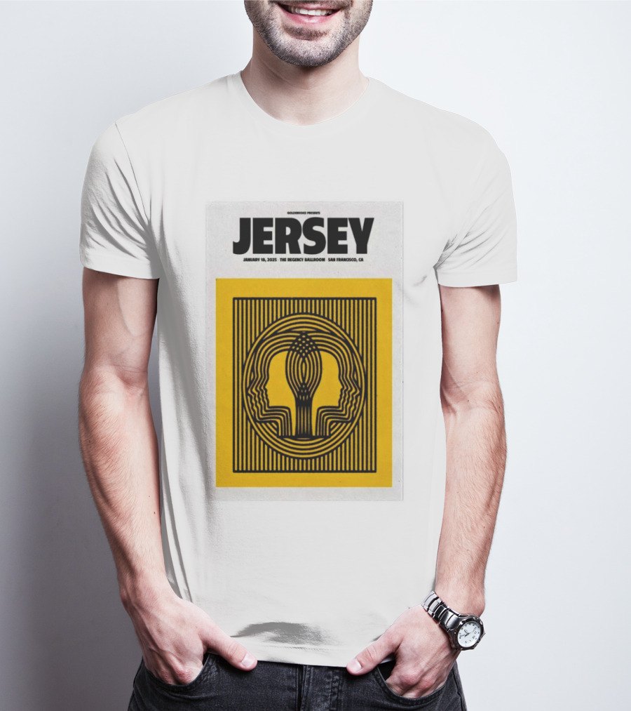 Goldenvoice Presents Jersey January 18, 2025 The Regency Ballroom San Francisco CA T-Shirt