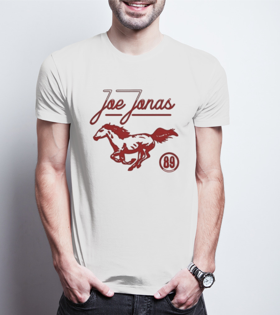 Joe Jonas Mustang 89 Retro Ringer Style T-Shirt