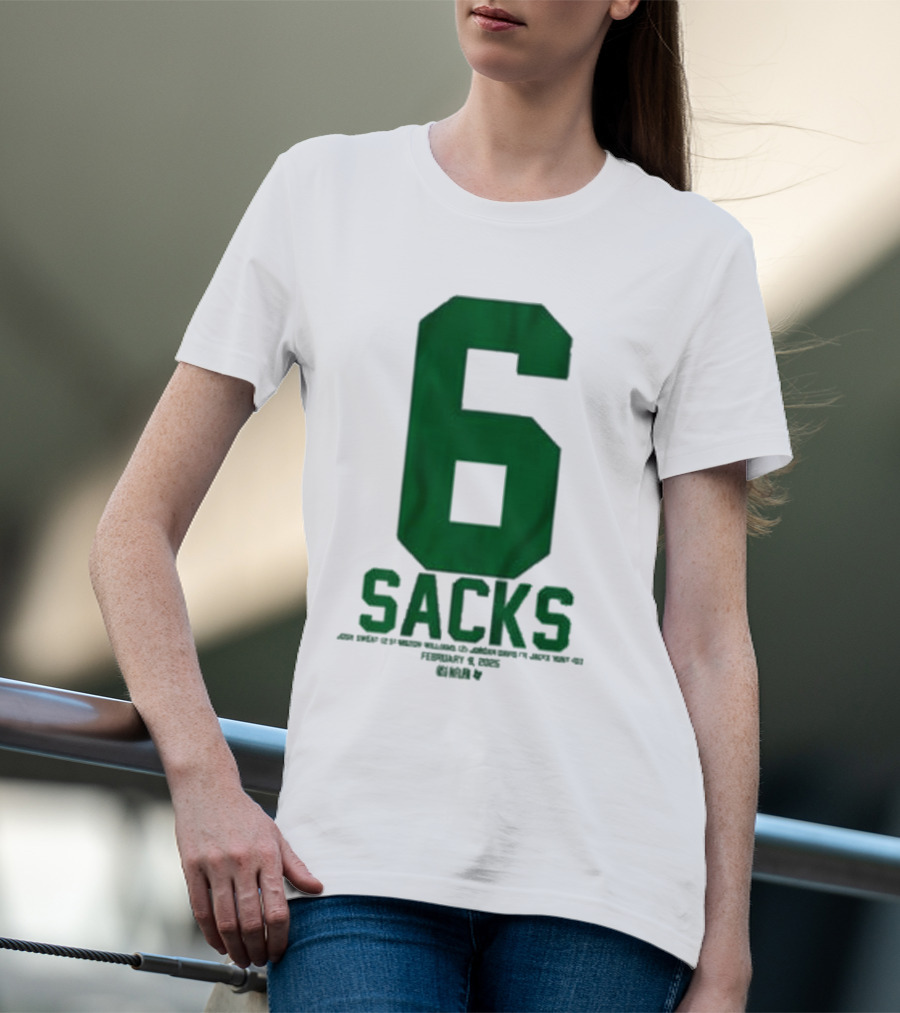 Josh Sweat Milton Williams Jordan Davis Jalyx Hunt 6 Sacks T-Shirt