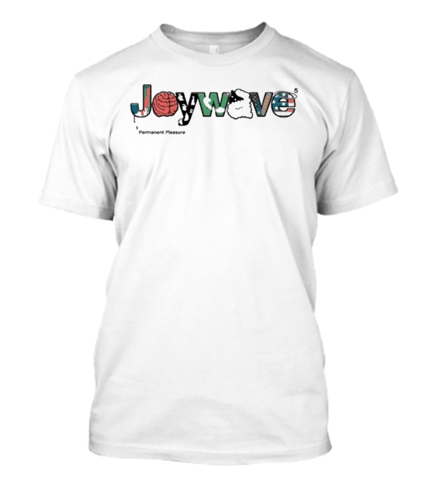 Joywave Colorful Lettering Brain Footnote 5 T-Shirt