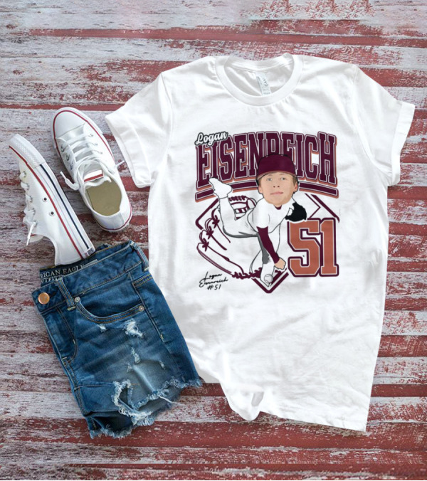 Eisenreich Baseball 51 Logan 2025 Sports Illustration T-Shirt