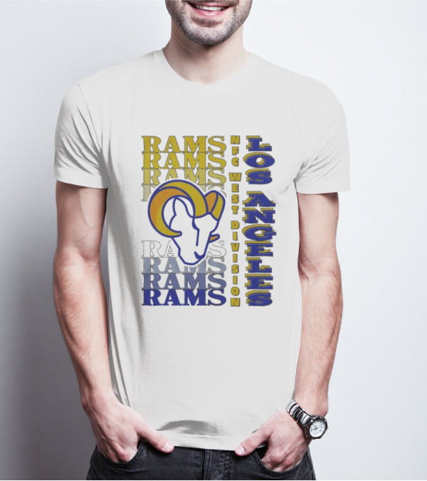 Rams Los Angeles NFC West Division T-Shirt