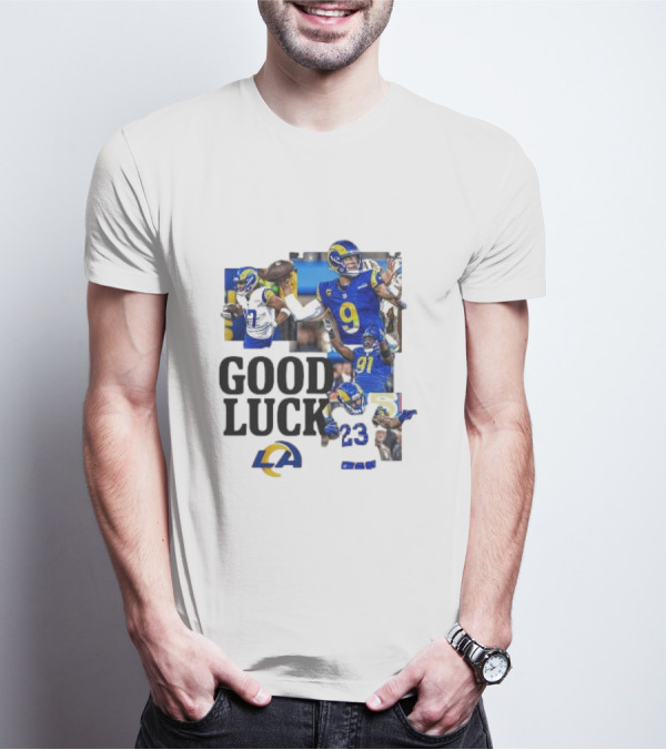 Los Angeles Rams Good Luck NFL Playoffs Est 1967 T-Shirt