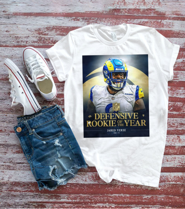 Los Angeles Rams NFL Defensive Rookie Of The Year Jared Verse OLB 2024 T-Shirt