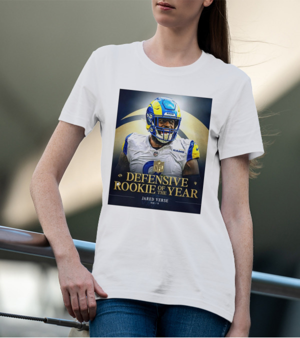 Los Angeles Rams NFL Defensive Rookie Of The Year Jared Verse OLB 2024 T-Shirt