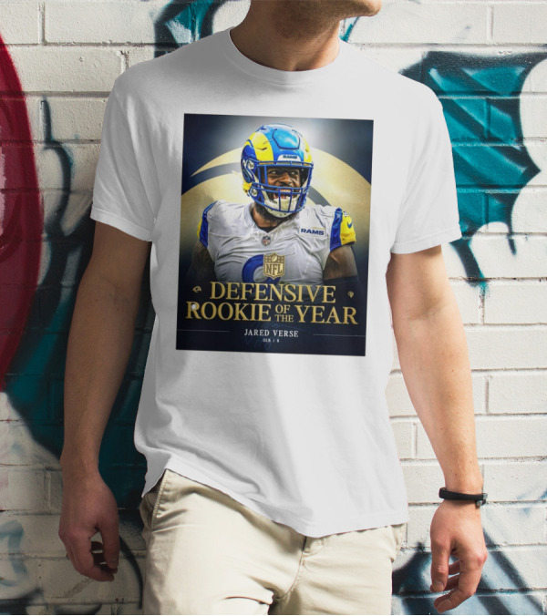 Los Angeles Rams NFL Defensive Rookie Of The Year Jared Verse OLB 2024 T-Shirt