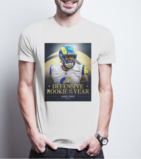 Los Angeles Rams NFL Defensive Rookie Of The Year Jared Verse OLB 2024 T-Shirt