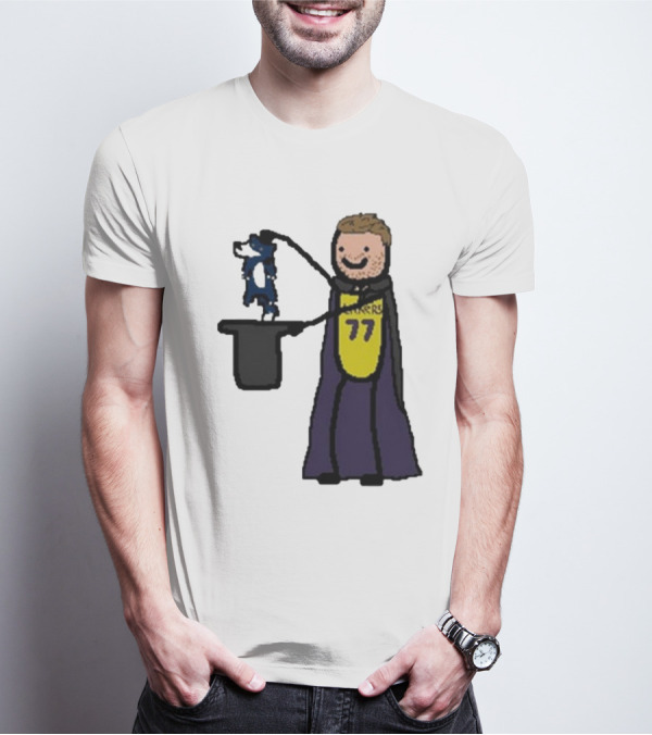 Luka Doncic 77 Lakers Magic Cartoon T-Shirt
