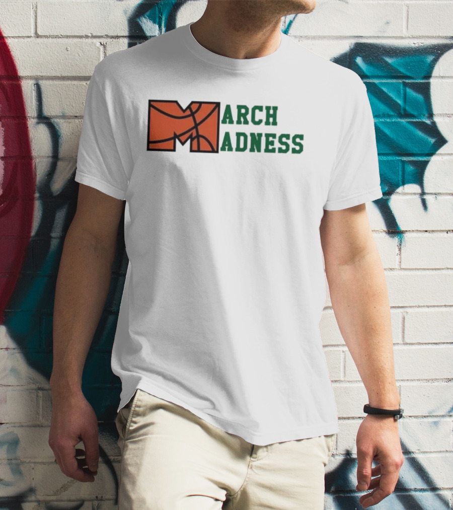 March Madness Basketball M Arch Adness T-Shirt