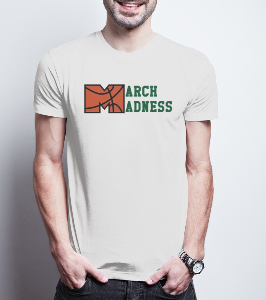 March Madness Basketball M Arch Adness T-Shirt