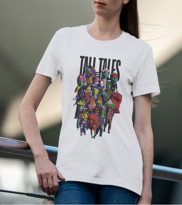Mark Pritchard Tall Tales Colorful Parade Characters T-Shirt