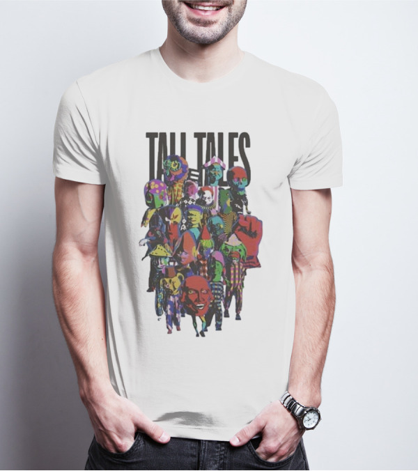 Mark Pritchard Tall Tales Colorful Parade Characters T-Shirt